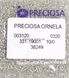 38249 Бісер чеський 50г, "PRECIOSA", №10, світло-сірий, прозорий, профарбований всередині. 38249 фото 1