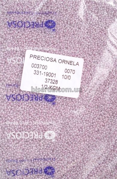 37328 Бісер чеський 50г, "PRECIOSA", №10, лилово-бузковий, непрозорий, перлинний. 37328 фото