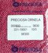 98300 Бисер чешский 50г, "PRECIOSA", №10, бордовый, непрозрачный, глянцевый. 98300 фото 1