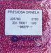 08277к Бисер чешский 50г, "PRECIOSA", №10, бордово-розовый, прозрачный с серебряным квадратным отверстием. 08277к фото 2