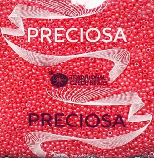 17998 Бисер чешский 50г, "PRECIOSA", №10, розовый, полупрозрачный. 17998 фото