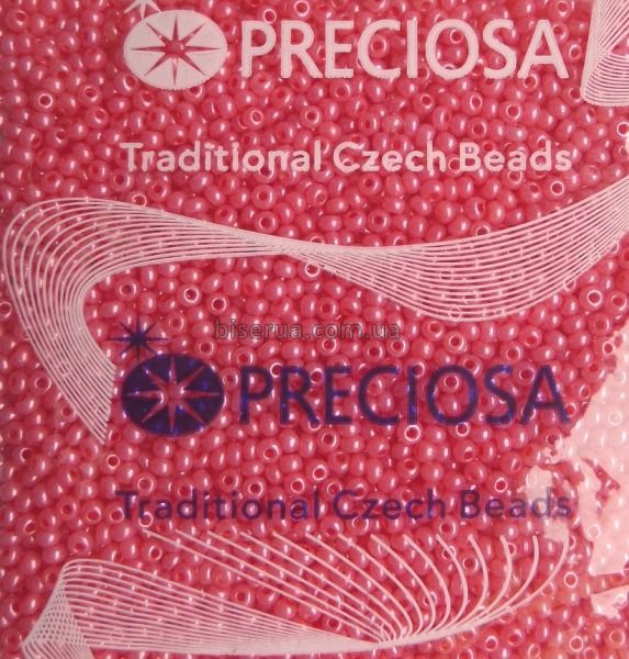 17398 Бисер чешский 50г, "PRECIOSA", №10, розовый, полупрозрачный, в оригинальной упаковке. 17398 фото
