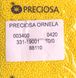 88110 Бісер чеський 25г, "PRECIOSA", №10, жовтий, непрозорий, глянцевий. 88110/25 фото 1