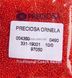 97050к Бисер чешский 50г, "PRECIOSA" №10, прозрачный с серебряным квадратным отверстием, красный. 97050к фото 2