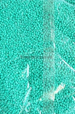 Бісер китайський дрібний 25г, зелений, непрозорий, 1,5-2мм, код М-660. М-660/25 фото