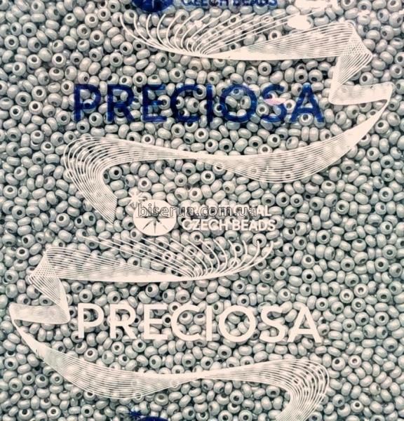 16742 Бісер чеський 25г, "PRECIOSA", №10, сірий, непрозорий. 16742/25 фото