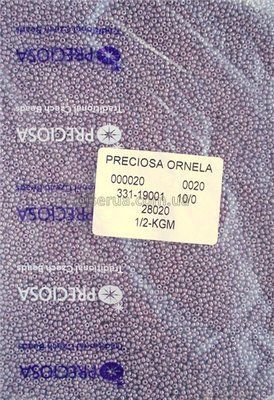 28020 Бісер чеський 25г, "PRECIOSA", №10, лилово-бежевий, непрозорий, глянцевий. 28020/25 фото