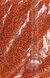 Бісер китайський крупний 25г, помараневий, "вогник" прозорий зі сріблястою серединкою, 4мм, код K-415. К-415/25 фото 1