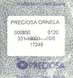 17249 Бісер чеський 50г, "PRECIOSA", №10, сірий, напівпрозорий. 17249 фото 1