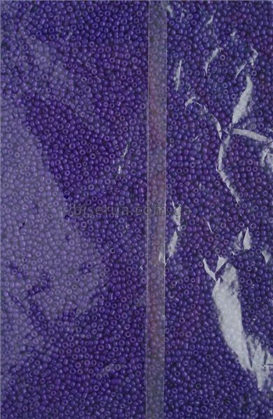 Бисер китайский мелкий, баклажанный, непрозрачный, 1,5-2мм, код М-820. М-820/25 фото